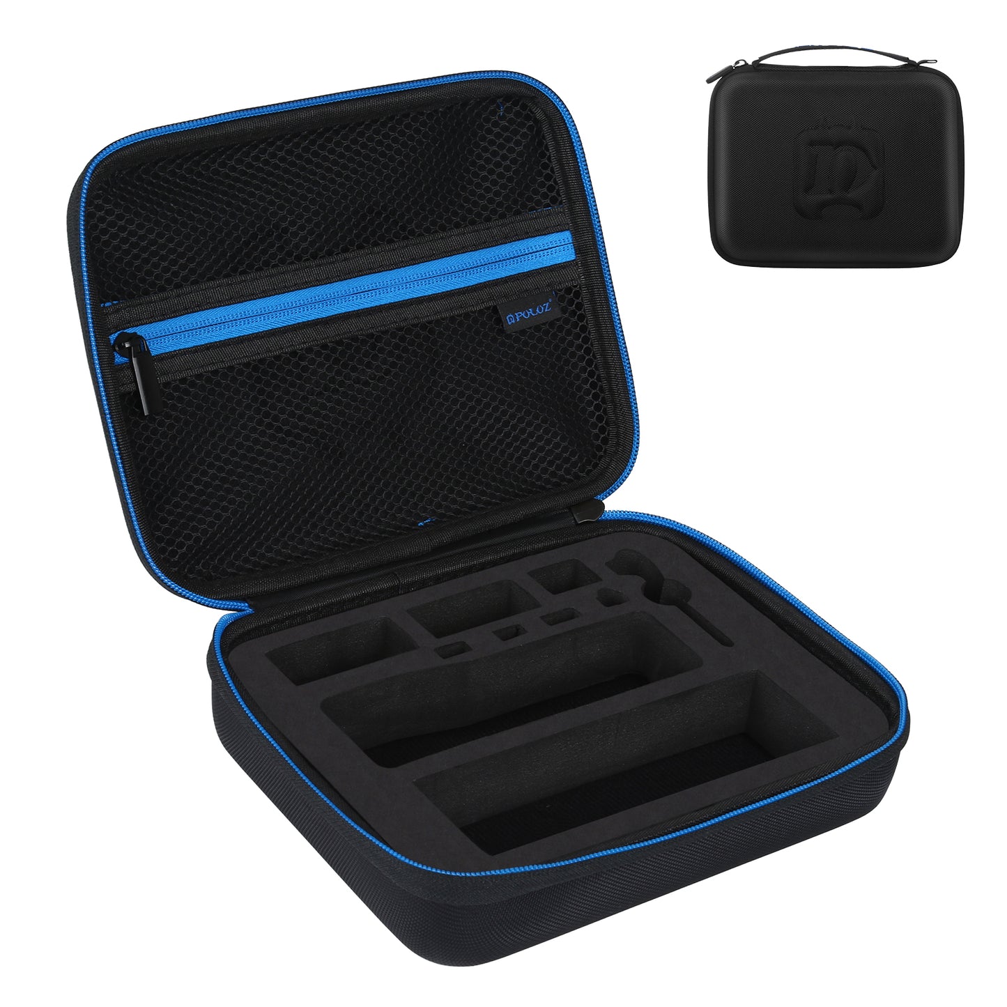 PULUZ PU551B Waterproof Travel Portable Bag Hard EVA Storage Box for DJI OSMO Pocket 2 Handheld Gimbal Camera