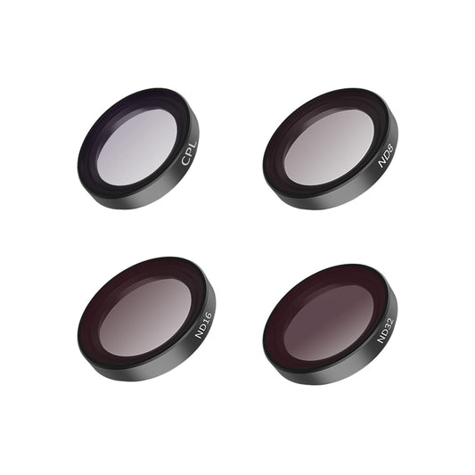 Uniqkart 4Pcs/Set ND8+ND16+ND32+CPL Reduce Reflection Camera Lens Filters for Insta360 GO 2