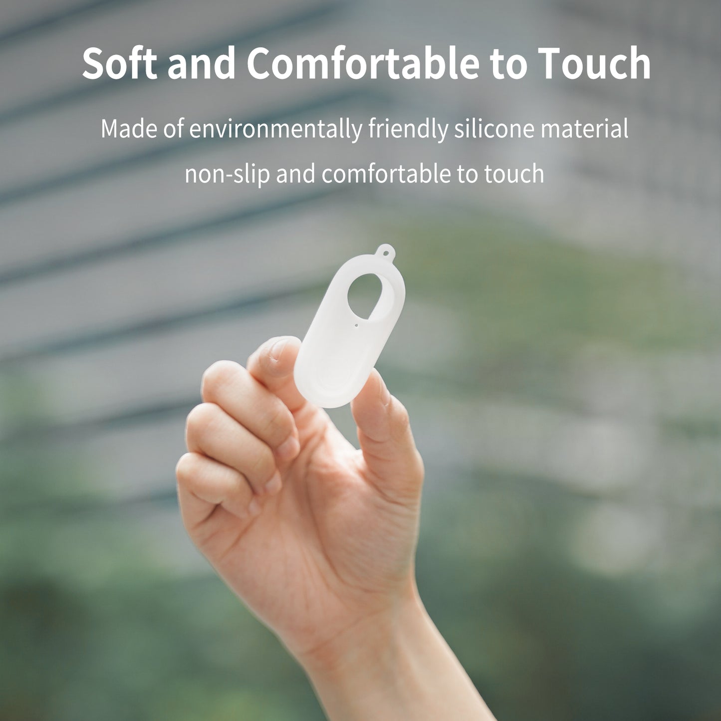 Uniqkart Dust-proof Anti-drop Camera Protective Cover Soft Silicone Case for Insta360 GO 2 - White