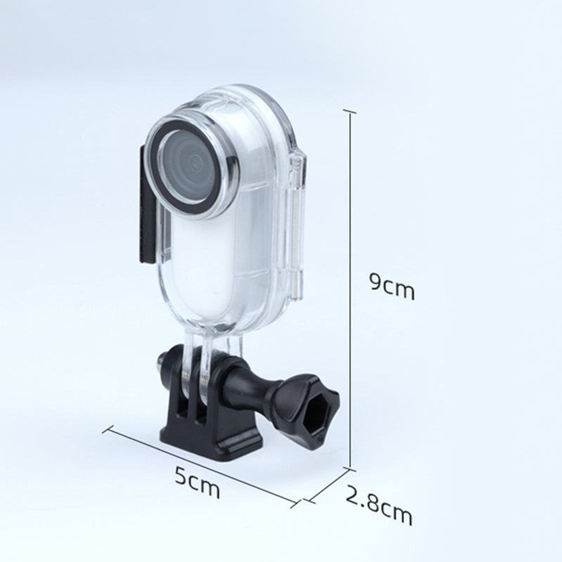 Uniqkart for Insta360 GO 2 Waterproof Case Diving Housing Mini Action Camera Protector Cover