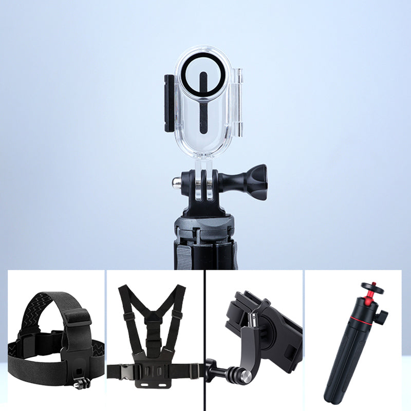 Uniqkart for Insta360 GO 2 Waterproof Case Diving Housing Mini Action Camera Protector Cover
