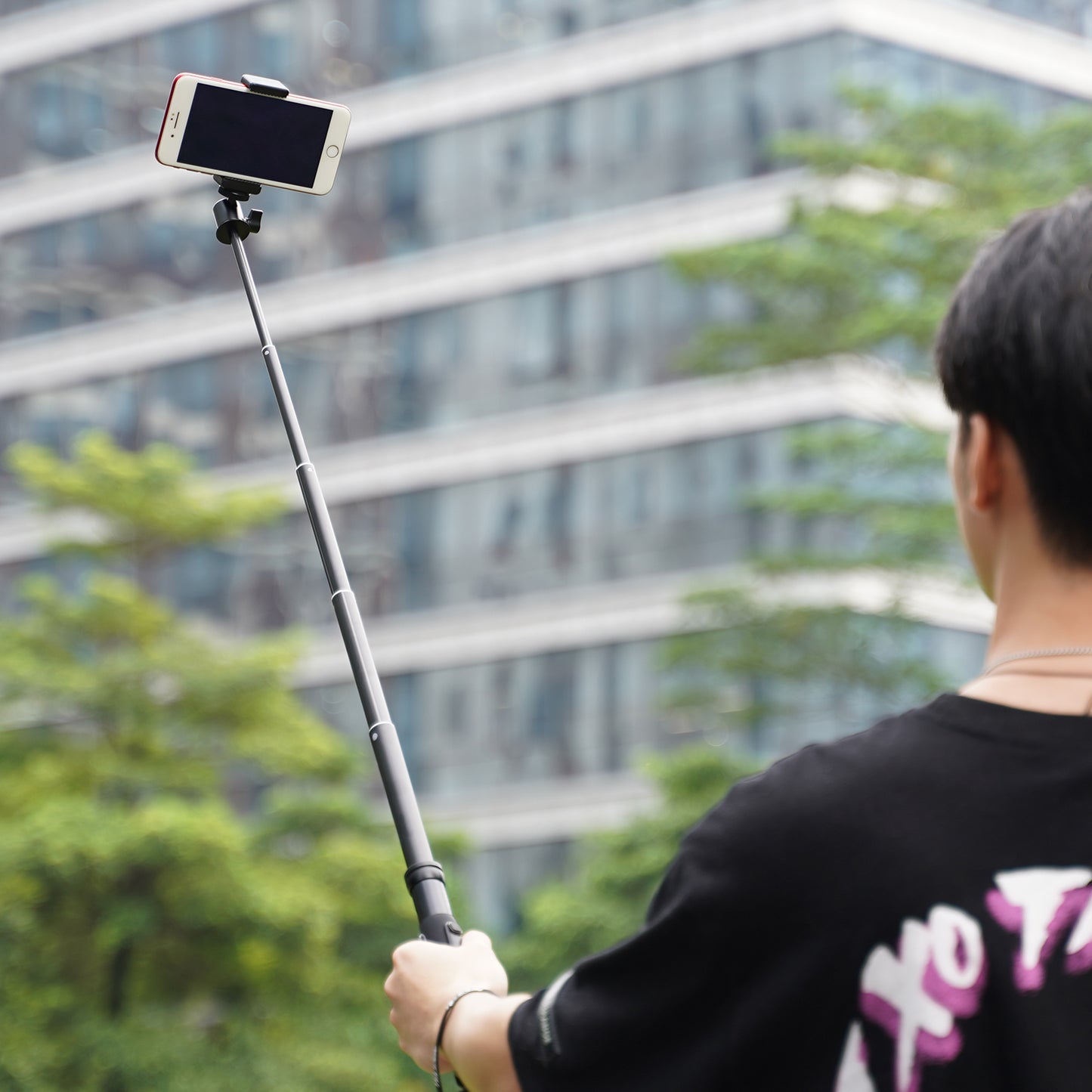 TELESIN GP-MNP-093-H 0.9m Aluminum Alloy Selfie Stick 360&#176; Rotation Ball Head Phone Holder Tripod Mount