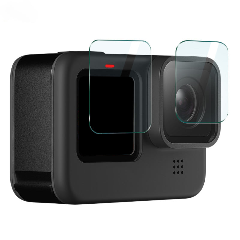 IMAK A Set of Front + Back  + Camera Lens Anti-Scratch Protector Film for GoPro Hero10 Black