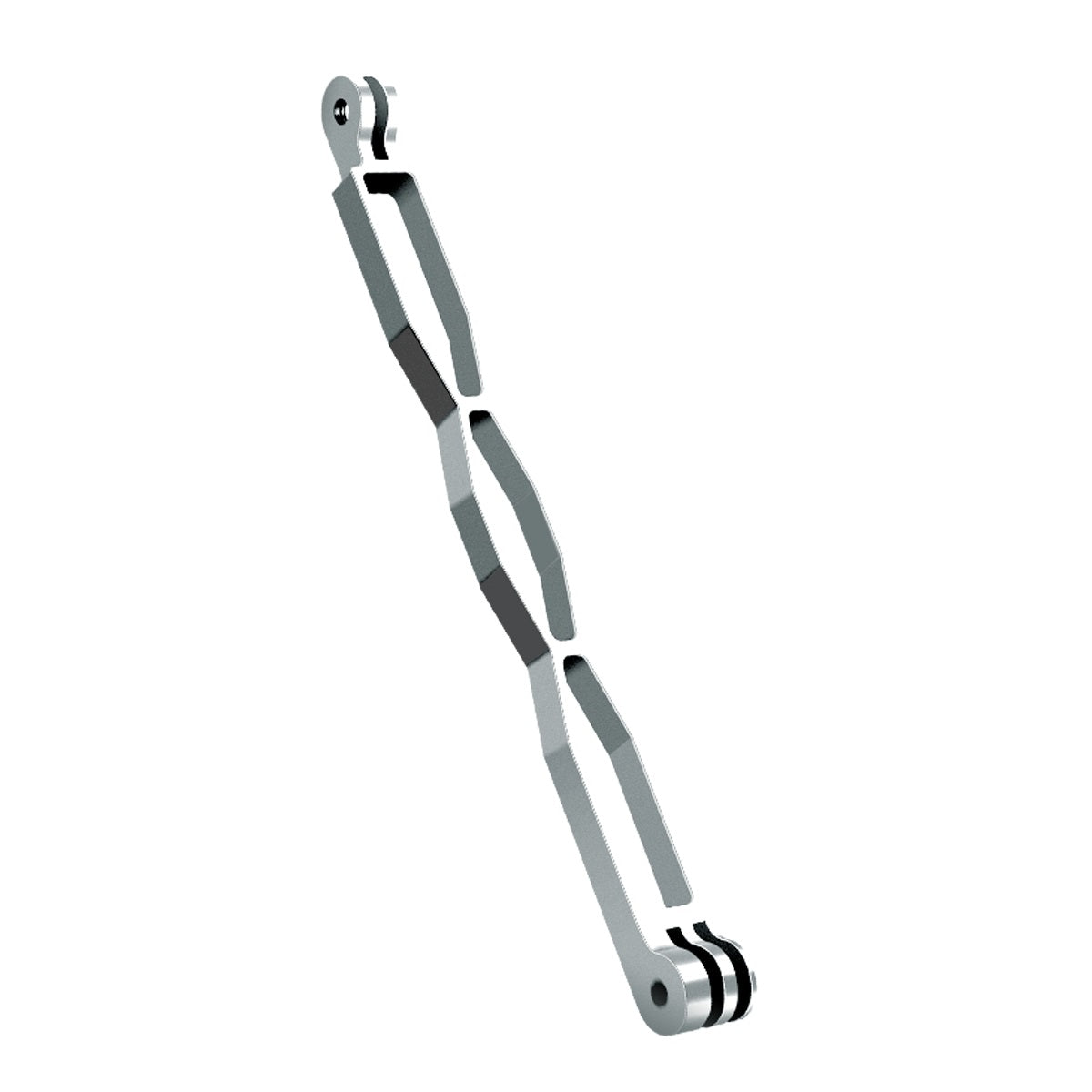 20cm Aluminum Alloy Extension Arm Mount Bracket Rod for GoPro Hero 10/9/8 / Insta360 One R/ DJI Action Camera - Silver