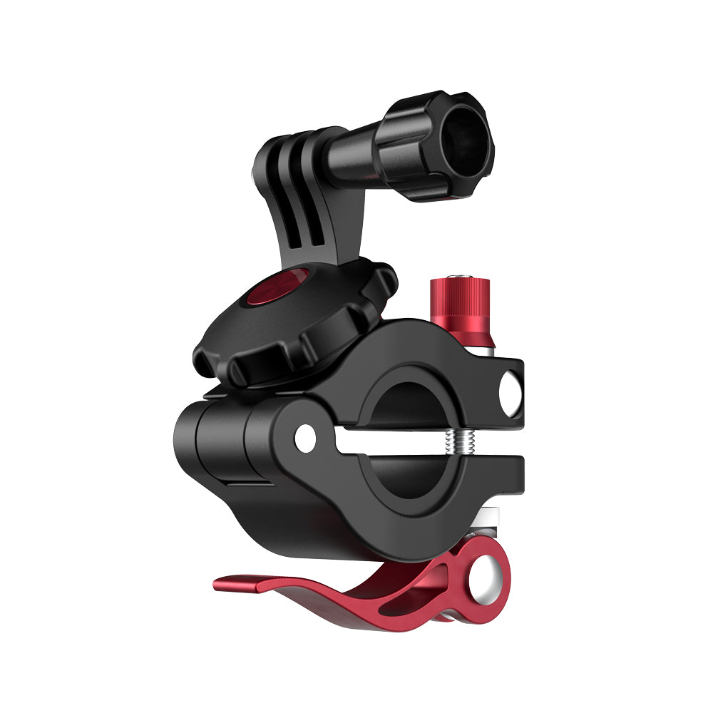 Uniqkart TY-Q9266 Universal Bicycle Sports Camera Mount Clamp Adjustable Adapter Clip for GoPro/Insta360