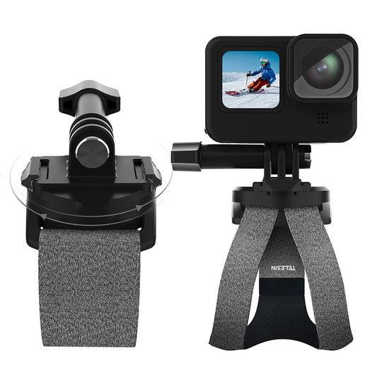 Uniqkart GP-WFS-221 360 Degrees Rotation Wrist Hand Strap Camera Holder Mount Band for GoPro Hero 9 / 10 / 11 Action Camera
