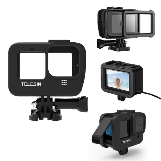 Uniqkart GP-FMS-903 Protective Camera Frame Anti-drop Case for GoPro Hero 9 / 10 / 11