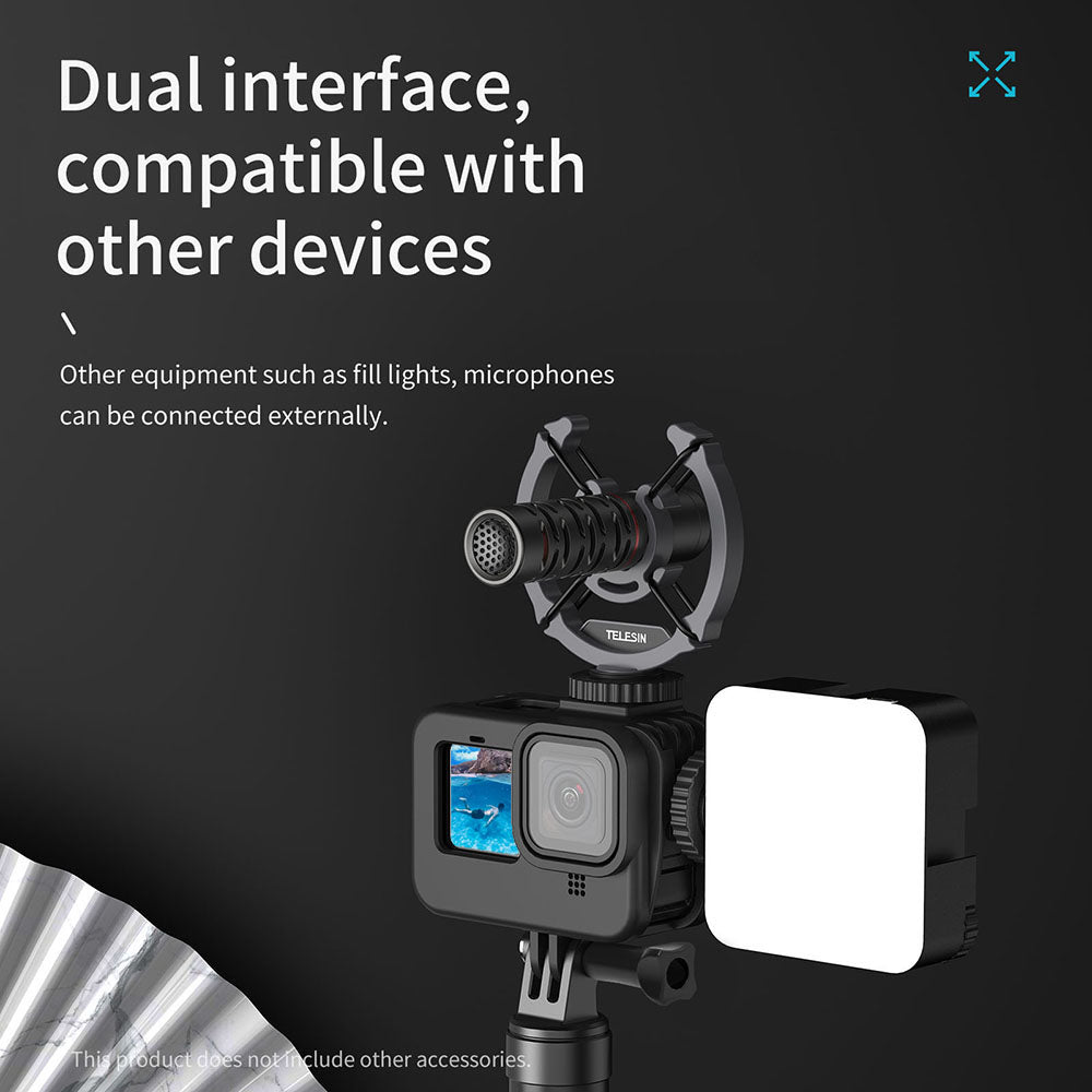 Uniqkart GP-FMS-903 Protective Camera Frame Anti-drop Case for GoPro Hero 9 / 10 / 11