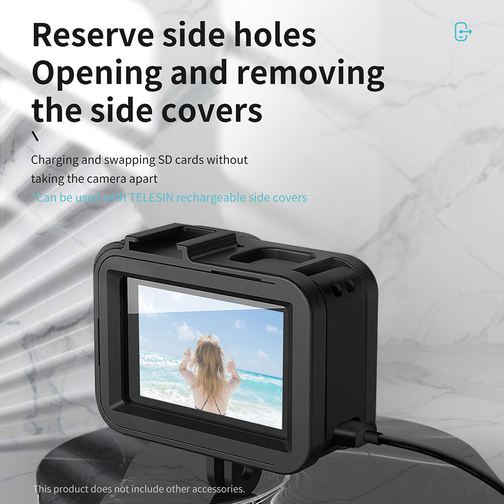Uniqkart GP-FMS-903 Protective Camera Frame Anti-drop Case for GoPro Hero 9 / 10 / 11