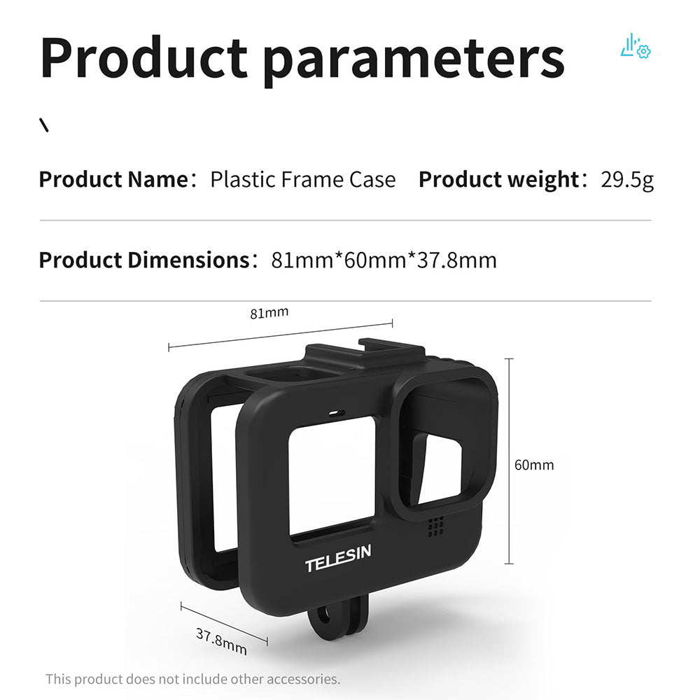 Uniqkart GP-FMS-903 Protective Camera Frame Anti-drop Case for GoPro Hero 9 / 10 / 11