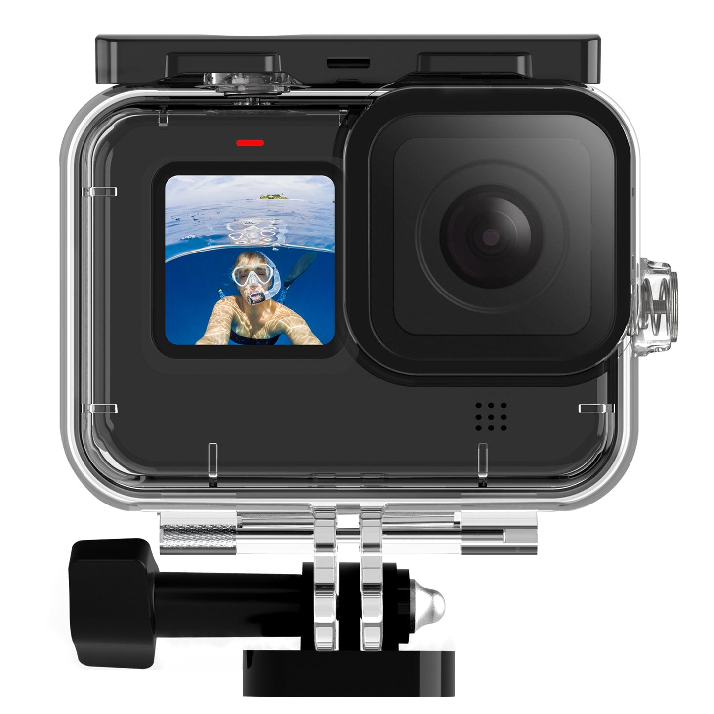 Uniqkart GP-WTP-901 45m Underwater Diving Shell Camera Waterproof Case Housing for GoPro Hero 9 / 10 / 11
