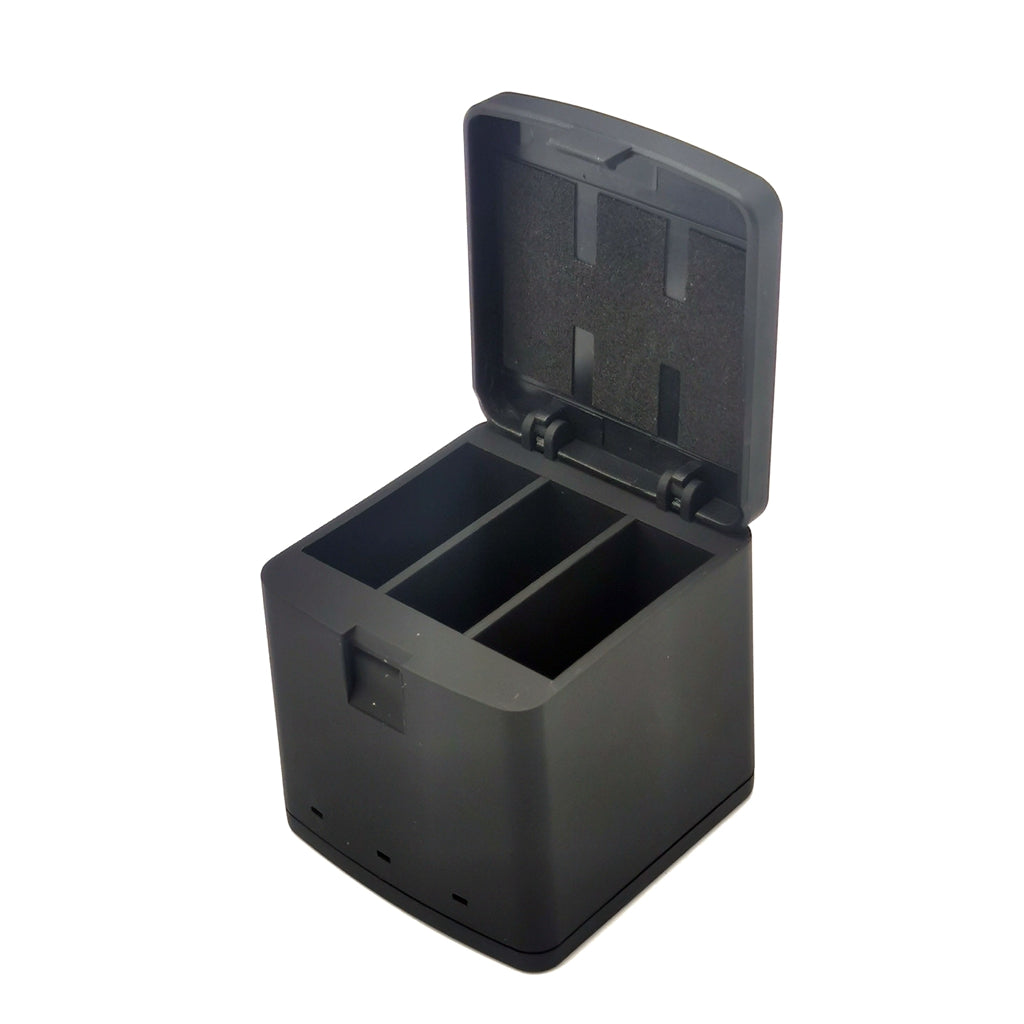 AT1273 3-Channel USB Charger Charging Station with 2 Batteries for GoPro Hero 9/10 Action Camera
