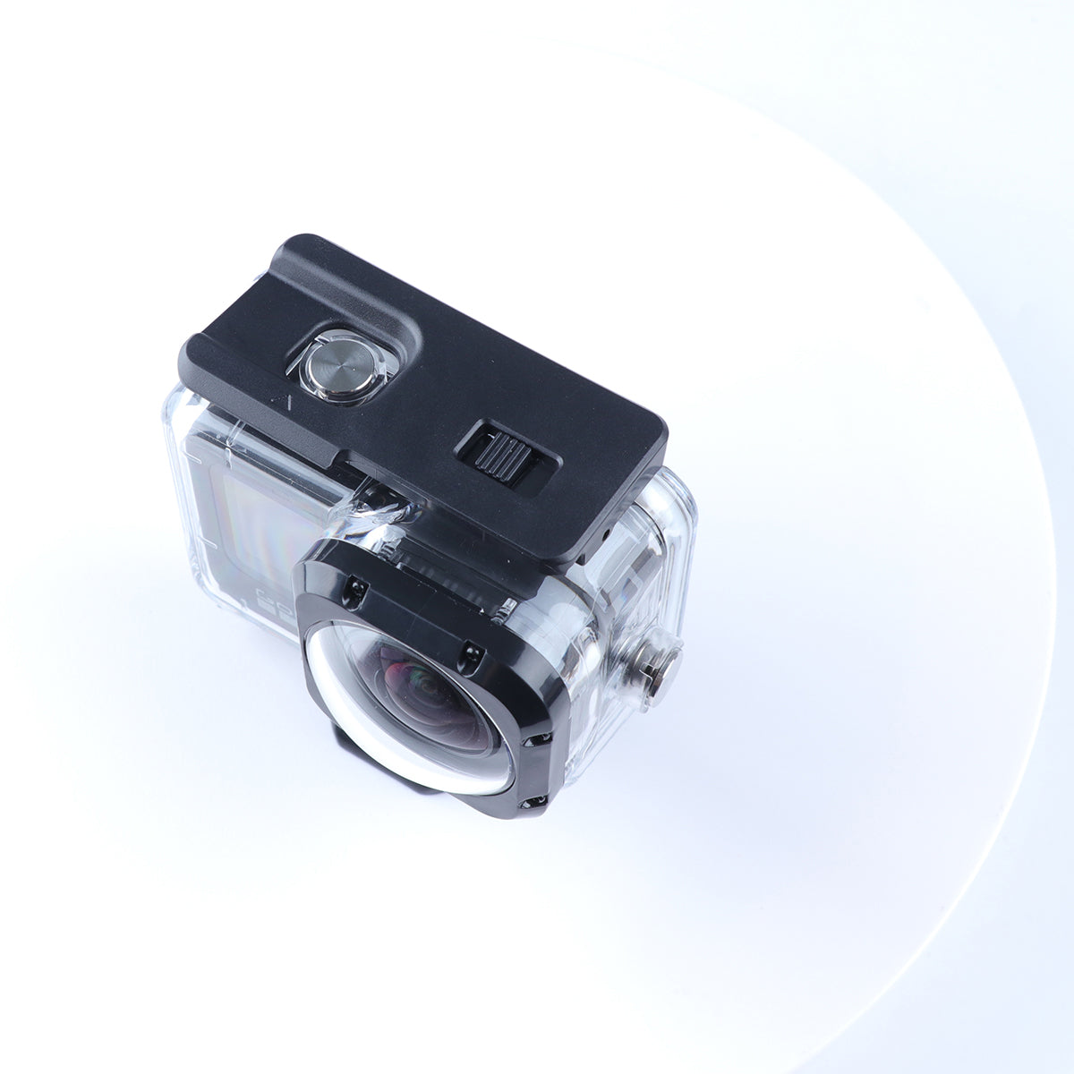 AT1269 45m Underwater Diving Shell Camera Protective Waterproof Housing Case with Wide Angle MAX Lens for GoPro Hero 10/9
