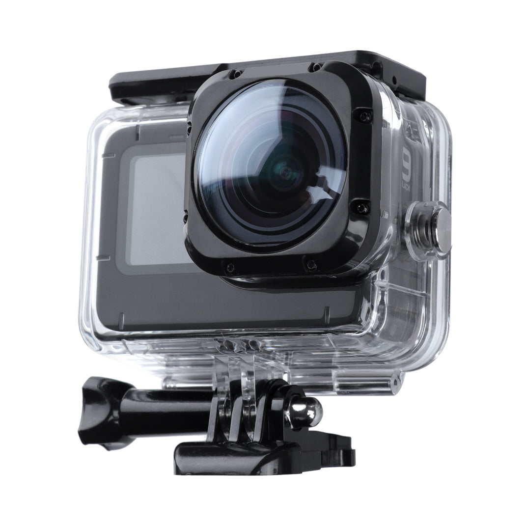 AT1269 45m Underwater Diving Shell Camera Protective Waterproof Housing Case with Wide Angle MAX Lens for GoPro Hero 10/9