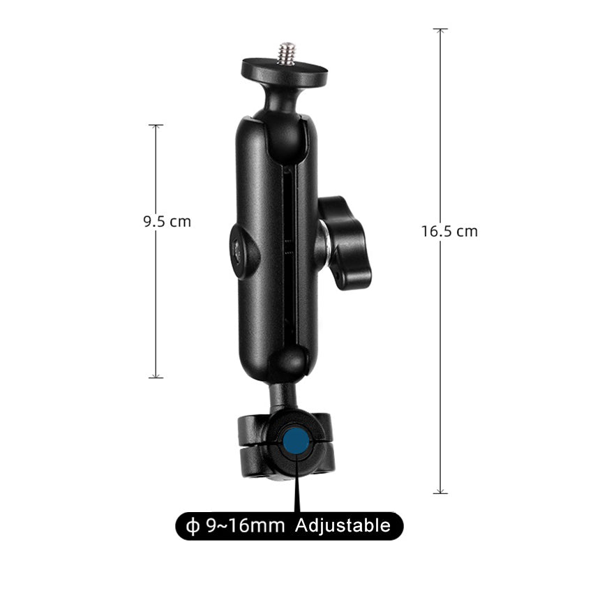 AT1233 9.5cm Car Headrest Motorcycle Rearview Mirror Camera Holder Mount Bracket Adapter Screw Set