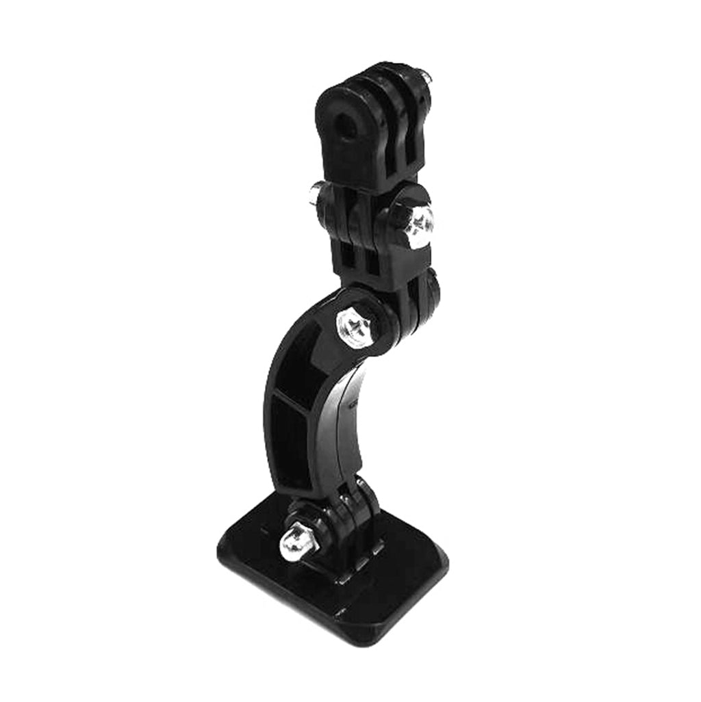 AT1227 Curved Rod Short Arm Helmet Camera Mount Bracket for GoPro Sjcam