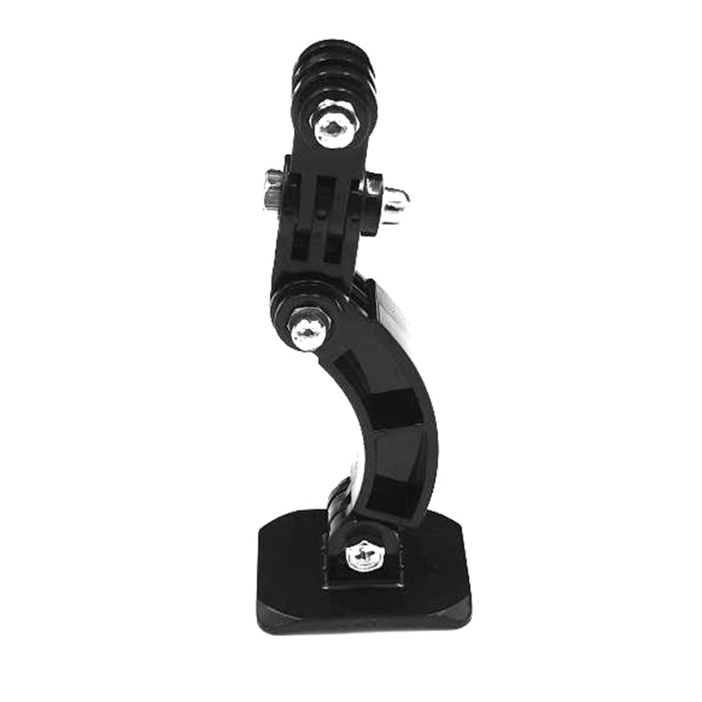 AT1227 Curved Rod Short Arm Helmet Camera Mount Bracket for GoPro Sjcam