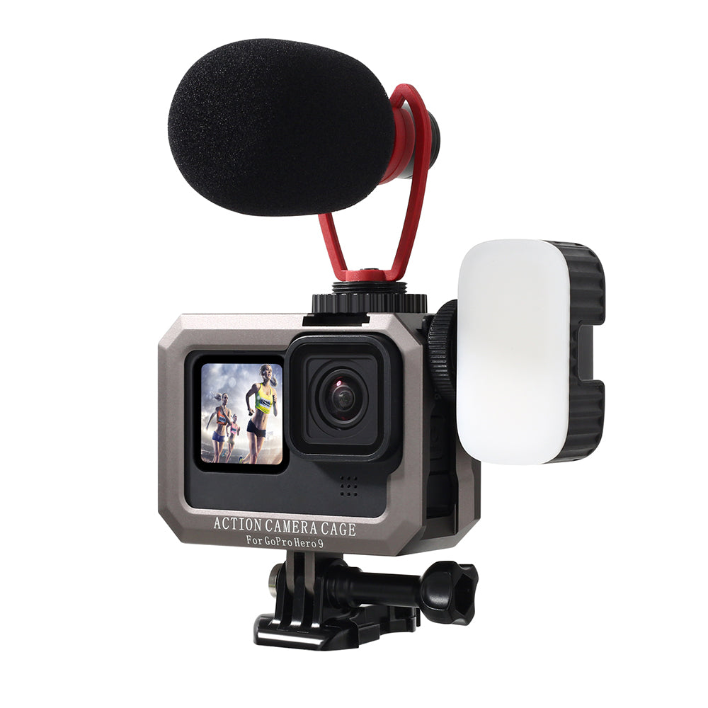 Camera Protective Frame Anti-impact Aluminum Alloy Housing Case for GoPro Hero 10/9