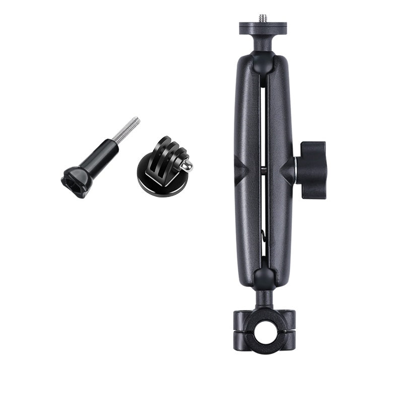 AT1236 360 Degree Rotating Car Headrest Rearview Mirror Mount Bracket with Screw and Adapter for GoPro Insta 360 Action Cameras