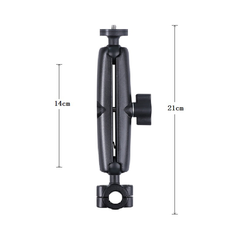 AT1236 360 Degree Rotating Car Headrest Rearview Mirror Mount Bracket with Screw and Adapter for GoPro Insta 360 Action Cameras