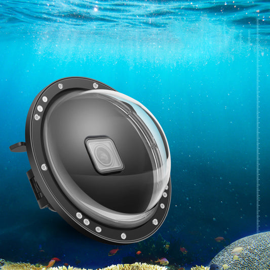 Shoot XTGP559 Dual Handle Waterproof Housing  Dome Port Protective Case for GoPro Hero 9/10