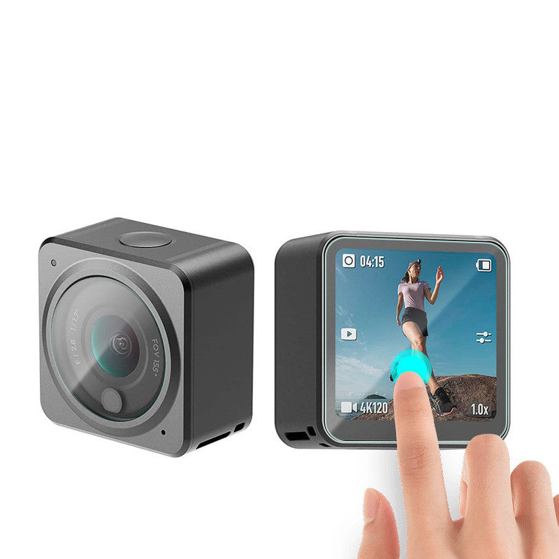 Uniqkart FLW159 Tempered Glass Action Camera Screen Lens Protector Film Set for DJI Action 2