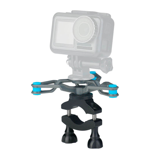 Uniqkart 1176200 Bike Bicycle Shock-absorbing Camera Holder Bracket Set for DJI Osmo Action 1/2 / GoPro