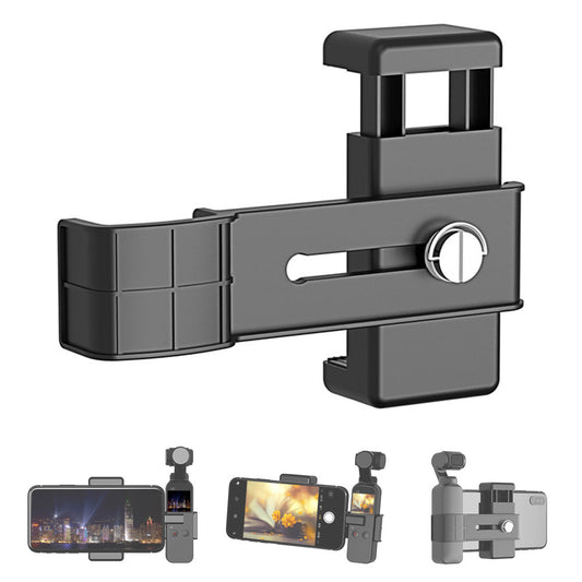 AGDY29 Desktop Tripod Mobile Phone Securing Clip Holder Extended Bracket for DJI Osmo Pocket/Pocket 2