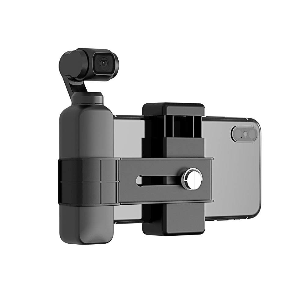 AGDY29 Desktop Tripod Mobile Phone Securing Clip Holder Extended Bracket for DJI Osmo Pocket/Pocket 2