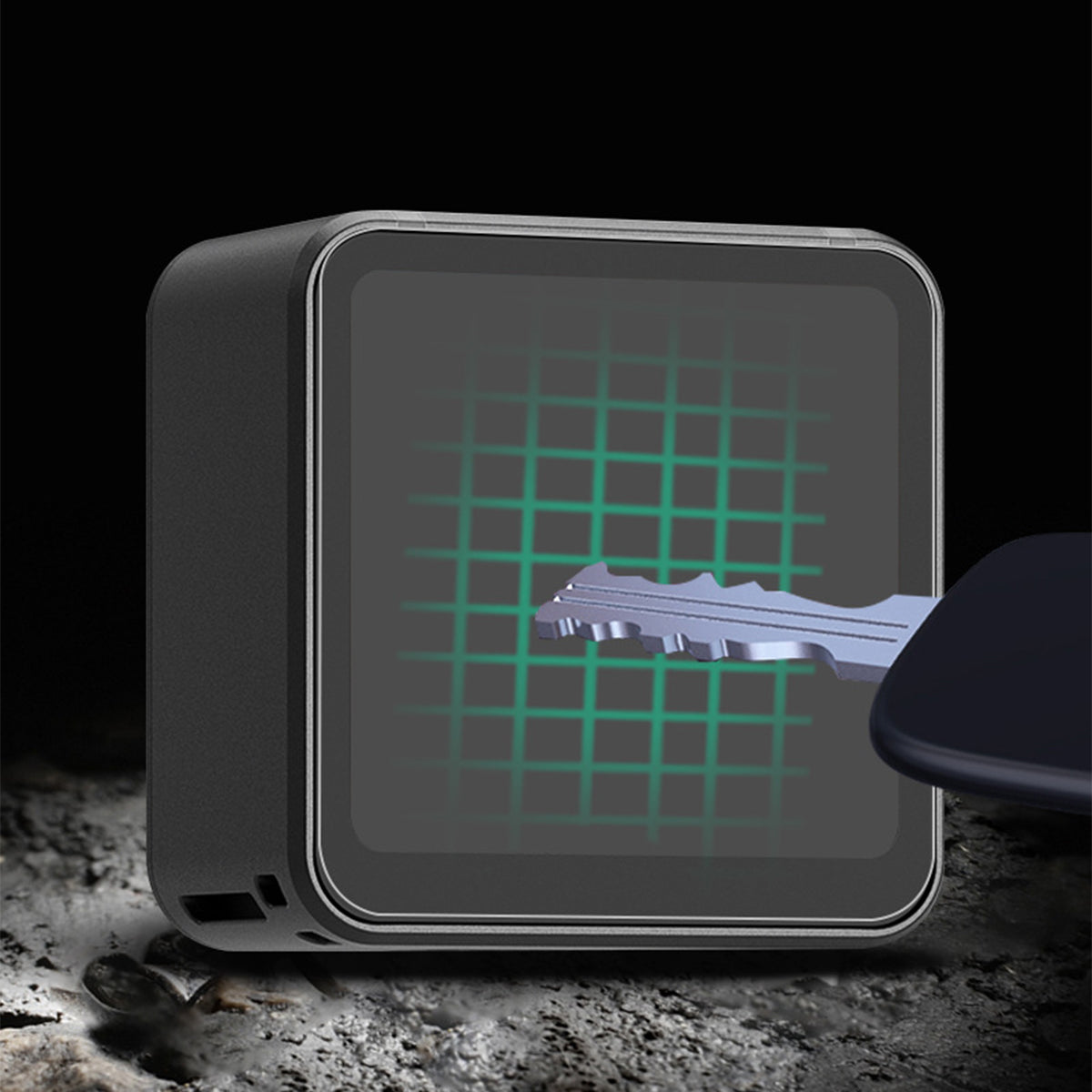 [Dual Screen Version] 1 Set AGDY03 High Definition 9H Camera Lens Screen Tempered Glass Protective Film for DJI Action 2