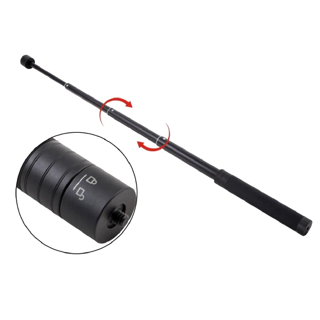 Portable Shooting Accessory PC Phone Clip + Camera Holder + Aluminum Alloy Tripod + Selfie Stick Extension with 1/4 Interface for DJI Osmo Pocket 1/2