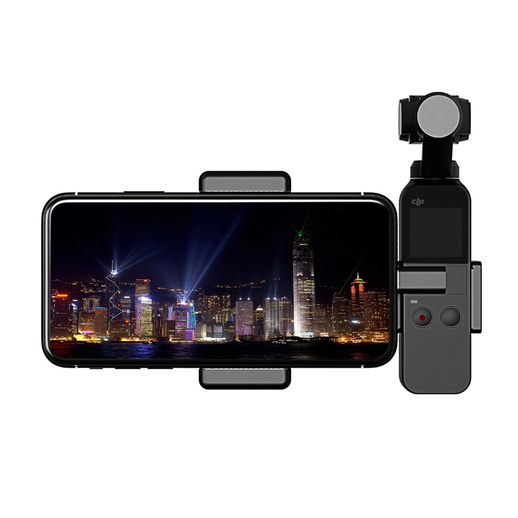 AGDY31 Multi-angle Shooting PC Phone Clip + Camera Holder + Aluminum Alloy Tripod with 1/4 Interface for DJI Osmo Pocket 1/2