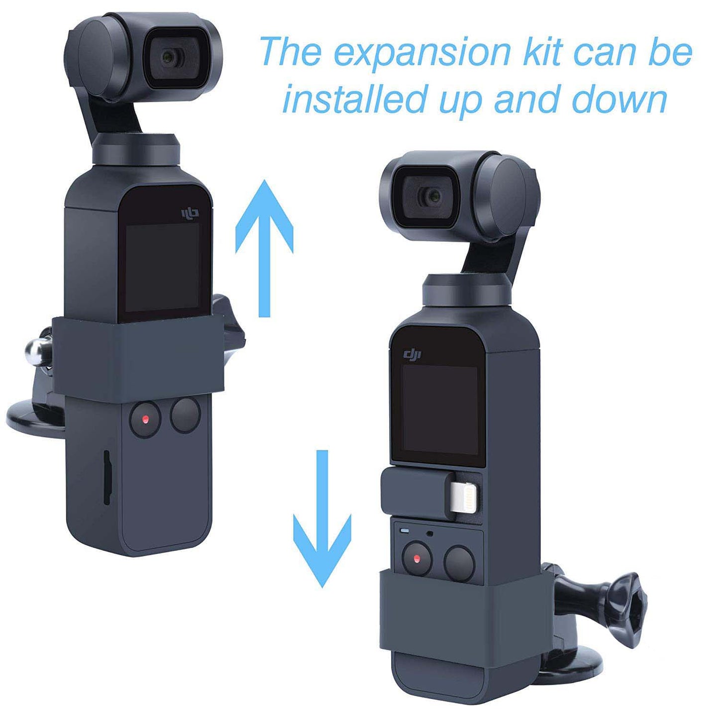 Camera Frame Bracket Holder Mount Stand with 1/4 Adapter and Screw for DJI Osmo Pocket/Pocket 2