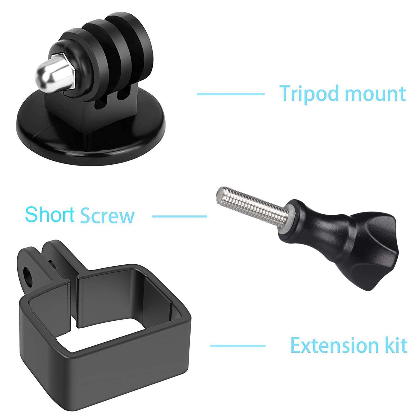 Camera Frame Bracket Holder Mount Stand with 1/4 Adapter and Screw for DJI Osmo Pocket/Pocket 2