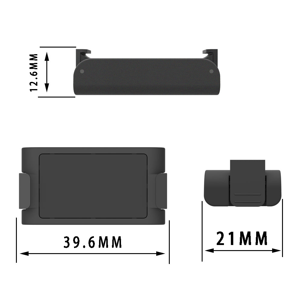 Magnetic Adapter Mount Connector Bracket with 1/4 Interface for DJI Action 2 Sports Camera