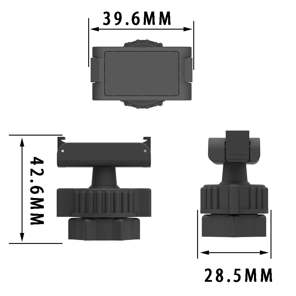 AGDY50 Magnetic Ball Head Adapter Connector with 1/4 Screw Hole for DJI Action 2 Sports Camera Accessories