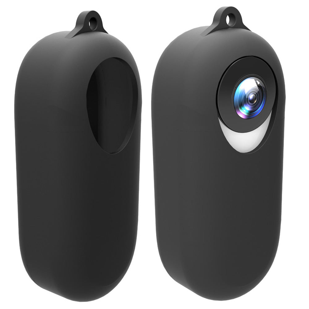 AI25 Soft Silicone Camera Case Protector Anti-shake Camera Body Sleeve Cover for Insta360 GO Camera - Black