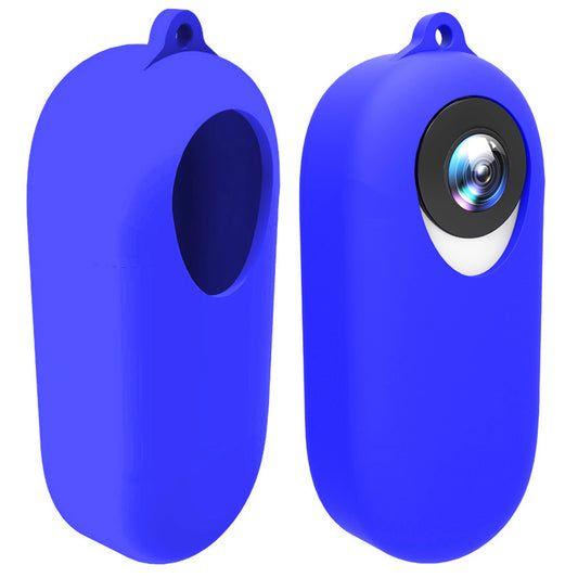 AI25 Soft Silicone Camera Case Protector Anti-shake Camera Body Sleeve Cover for Insta360 GO Camera - Blue