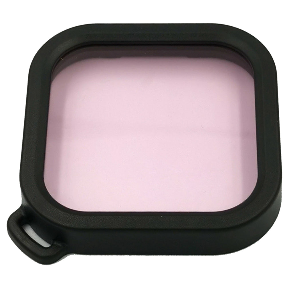 AI18 Waterproof Camera Lens Filter for Insta360 One R Waterproof Diving Case - Pink