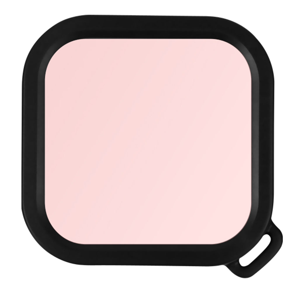 AI18 Waterproof Camera Lens Filter for Insta360 One R Waterproof Diving Case - Pink