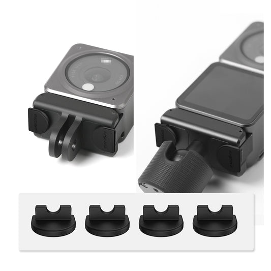 Uniqkart OA2-DC339 4Pcs/Set Locking-Up Anti-release Silicone Plug Camera Accessory Anti-Dropping Buckle for DJI Action 2
