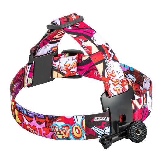 Uniqkart Phone Clip Holder Head Strap Camera Mount Holder Kit for OSMO/GoPro/DJI/Insta360 - Red
