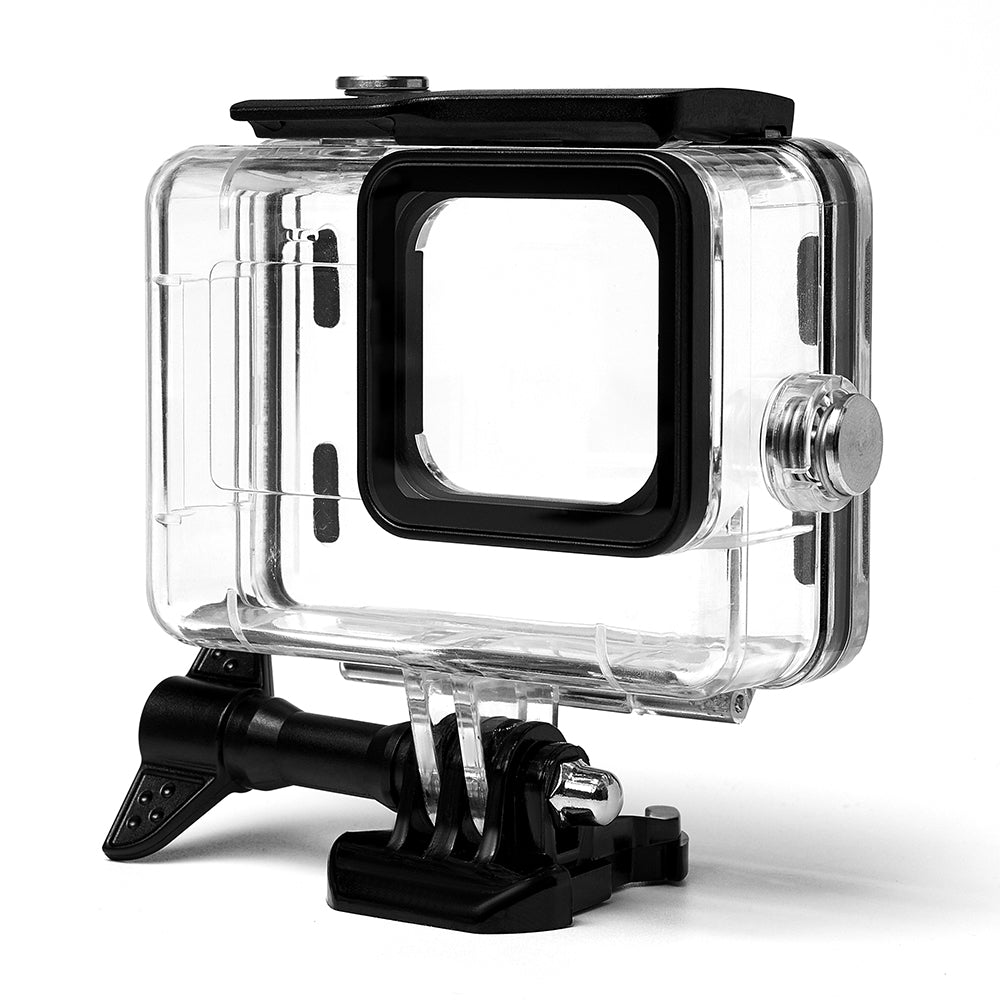 Uniqkart FLW362 for GoPro Hero 9/10 40m Underwater Camera Diving Shell Waterproof Housing Case with Metal Button