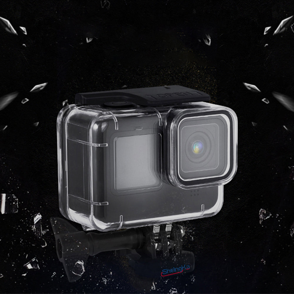Uniqkart FLW368 for GoPro Hero 9/10 40m Underwater Camera Diving Case Waterproof Protective Shell