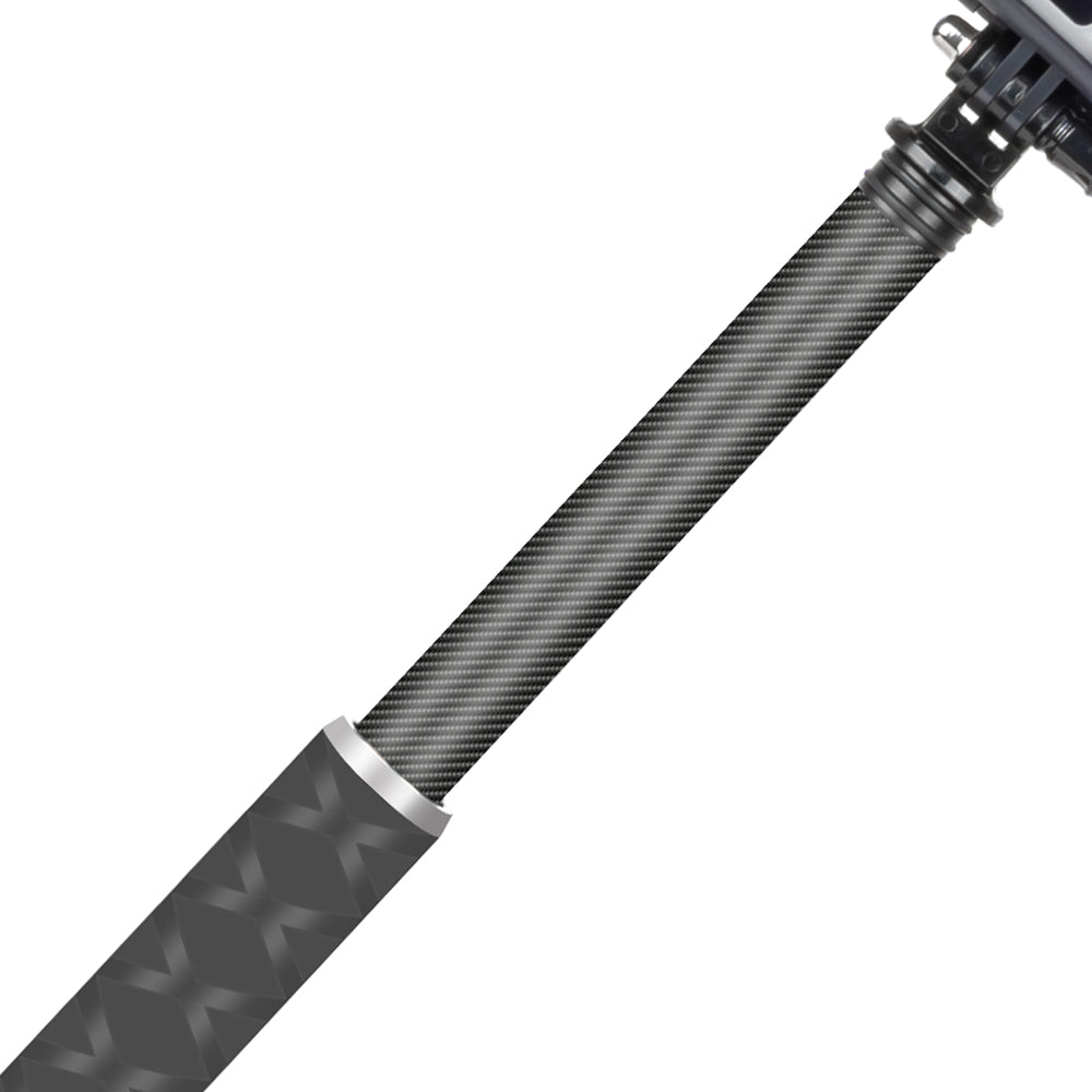 Uniqkart GP-MNP-90T For GoPro Hero 8/7/6 Action Camera Carbon Fiber Selfie Stick Extendable Tripod Mount Stand