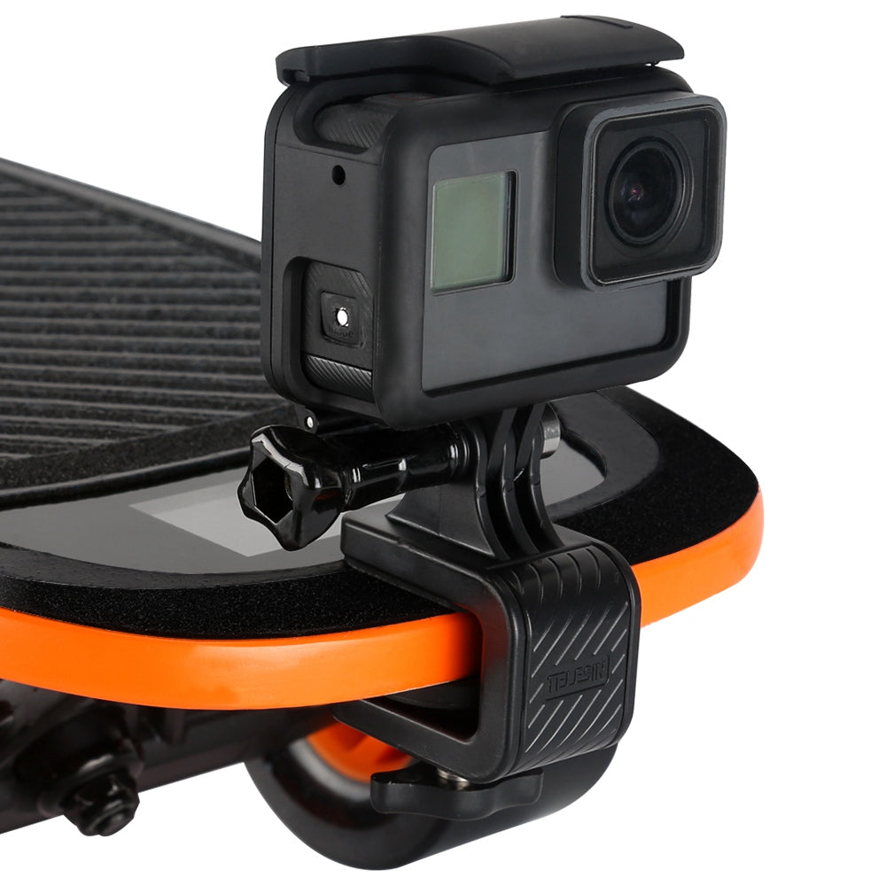 Uniqkart GP-HBM-HB6 For GoPro Hero 9 / 10 / 11 / DJI Osmo Action Skateboard Camera Holder Stand Clamp Mount Bracket