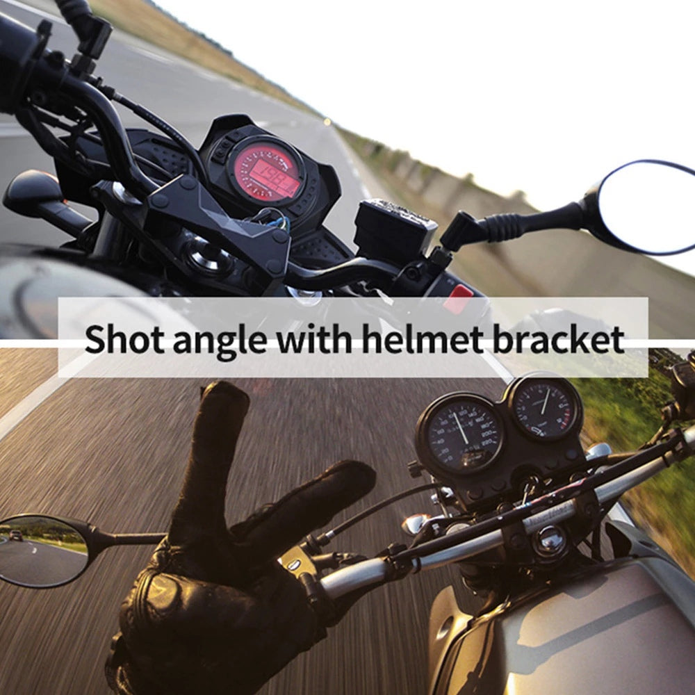 Uniqkart GP-HBM-MT6 For GoPro/DJI Osmo Action Motorcycle Helmet Chin Mount Holder Camera Bracket Stand