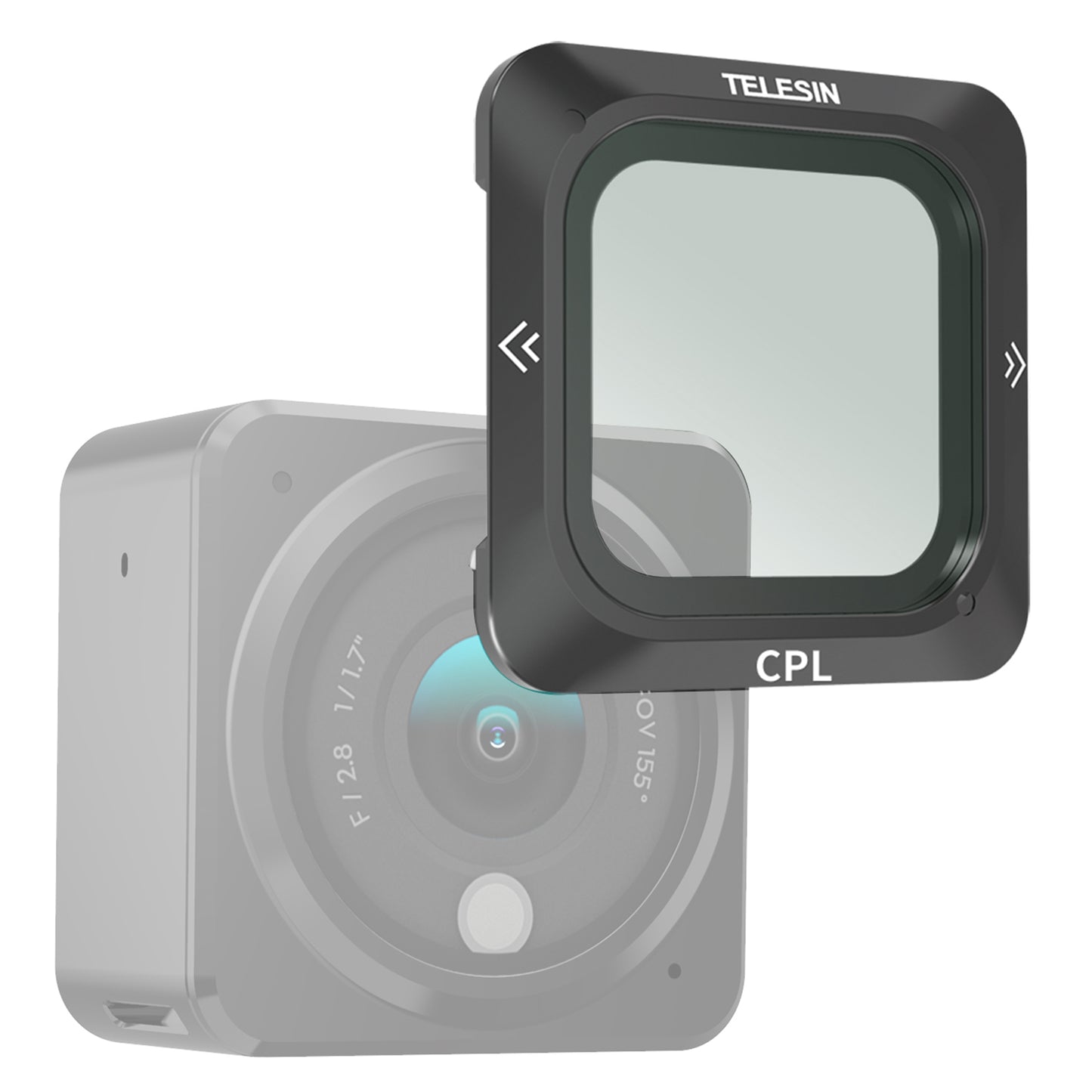 Uniqkart OA-FLT-002 For DJI Action 2 Magnetic CPL Filter Sports Camera Optical Glass Lens Filter