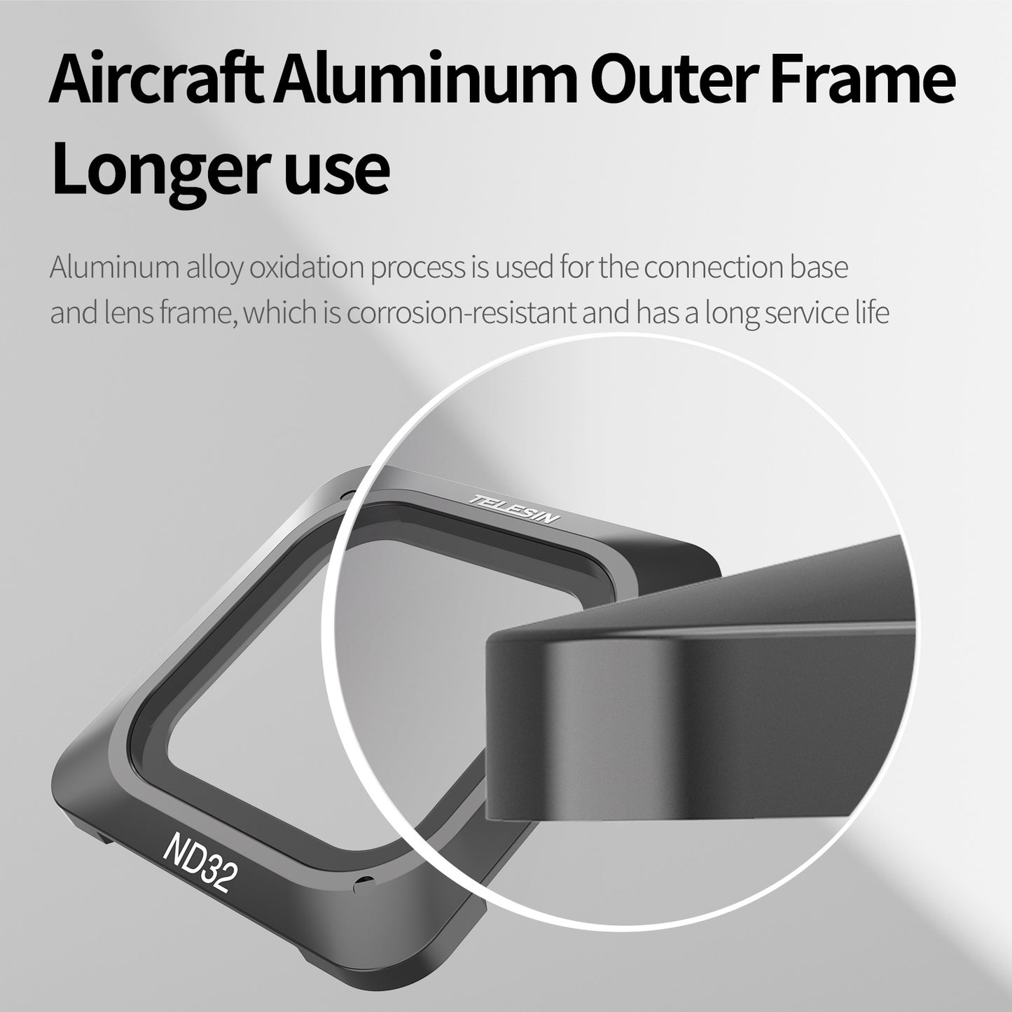 Uniqkart OA-FLT-004 For DJI Action 2 4Pcs/Set CPL+ND8/16/32 Camera Lens Filter Magnetic Optical Glass Lens Filter