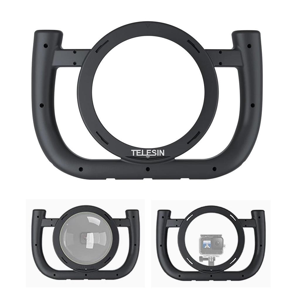 Uniqkart GP-DSD-001 For GoPro Dome Port Action Camera Waterproof Housing Handheld Diving Stand Rig Stabilizer